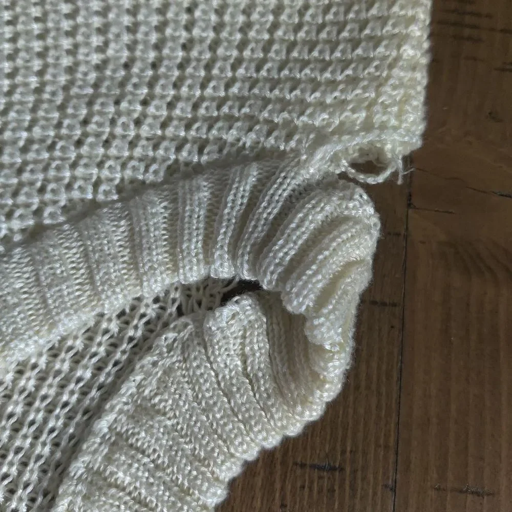 b-Sharp Distressed High-Low Sweater Tunic - Picture 4 of 8